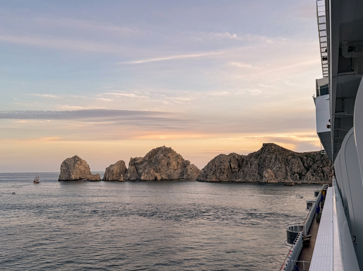 img_2007 Rock formations coming out of the sea, with the sun setting in the background