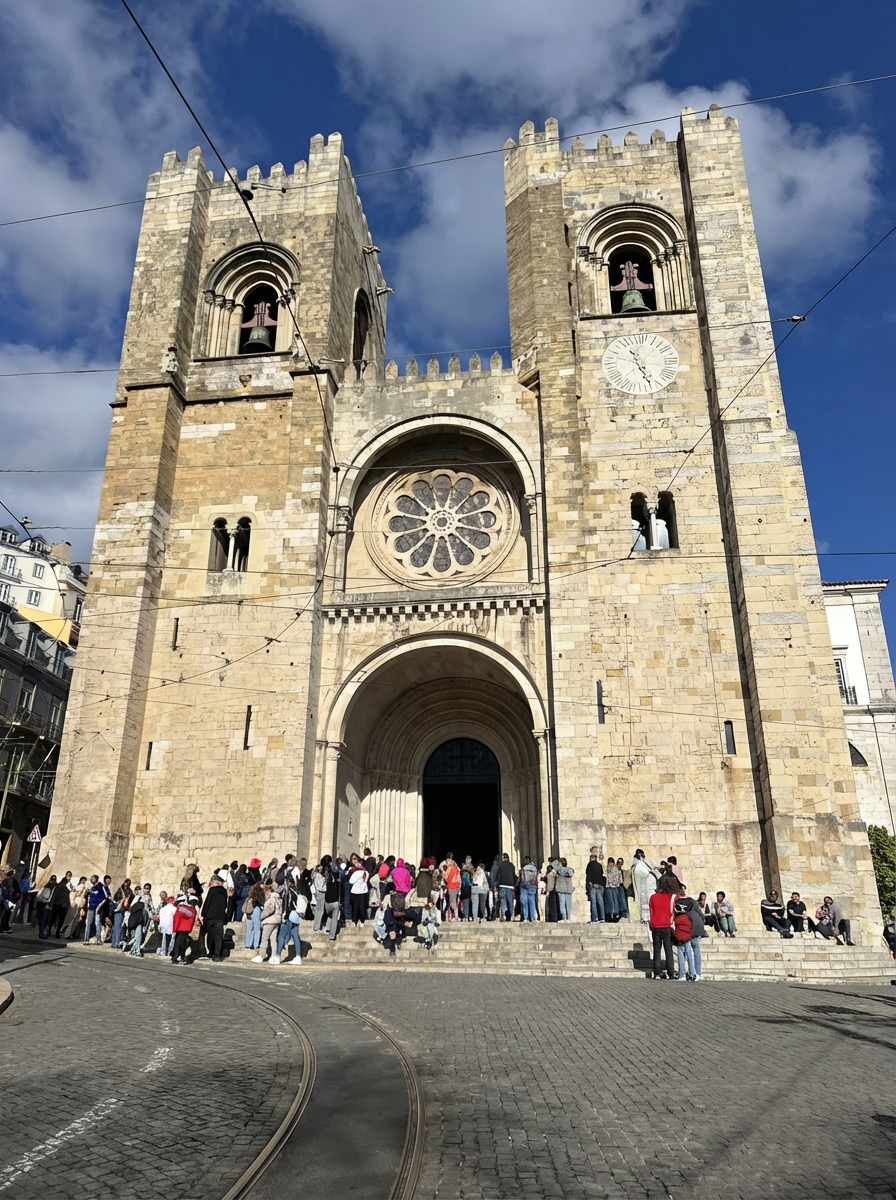 Cathedral in Lisbon, Portugal